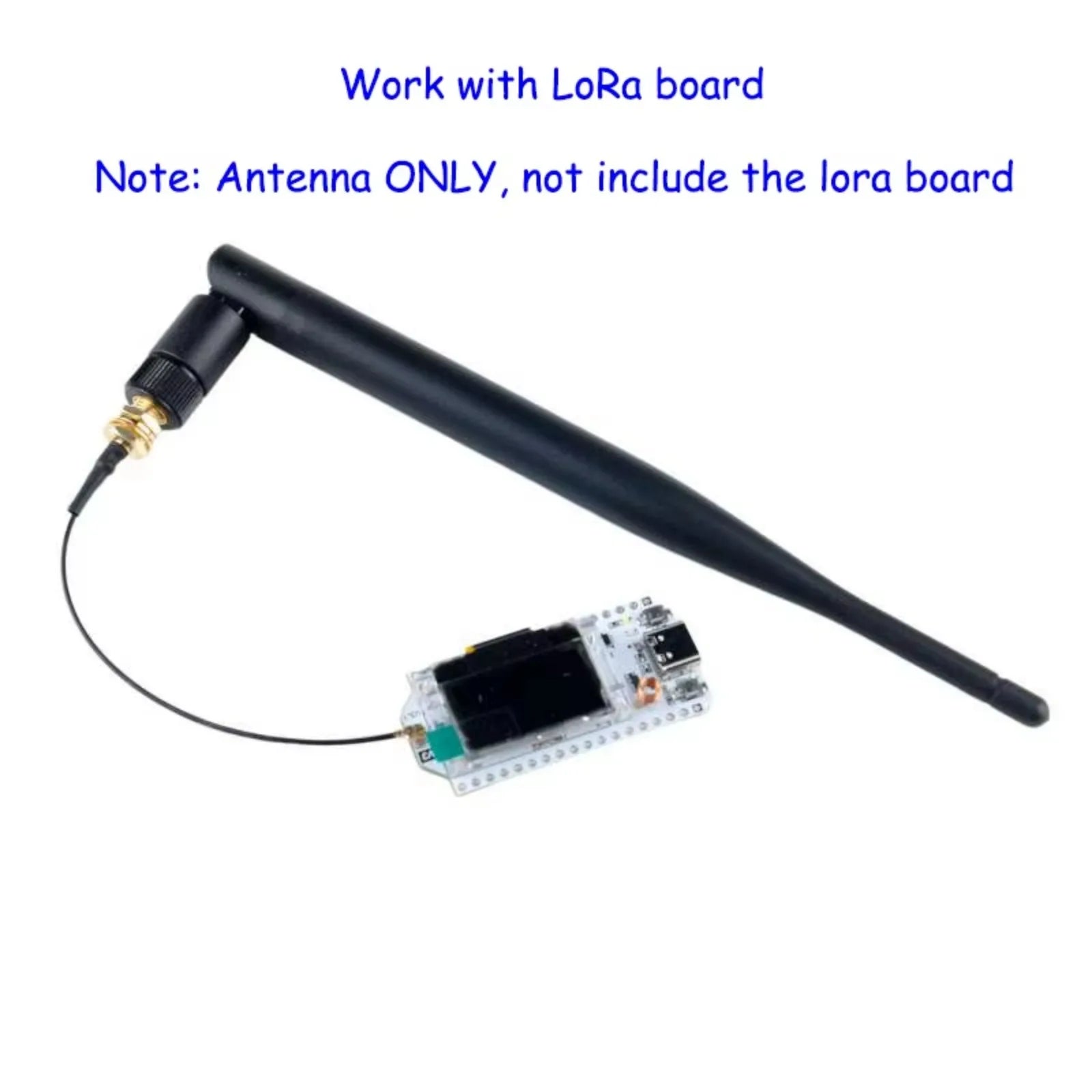 2pcs 868MHz/915MHz 5DBi SMA Male Omni-directional LoRa Antenna with Cable for Meshtastic