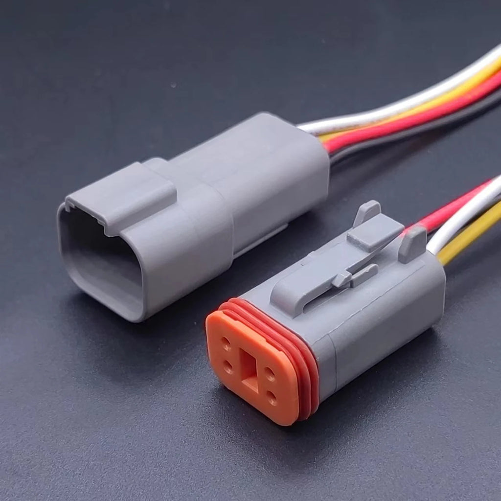 BOX DT Connector 2/3/4/6/8/12 1.5 MM Waterproof Automotive Wire Connector German Kit Male And Female Plug And Socket