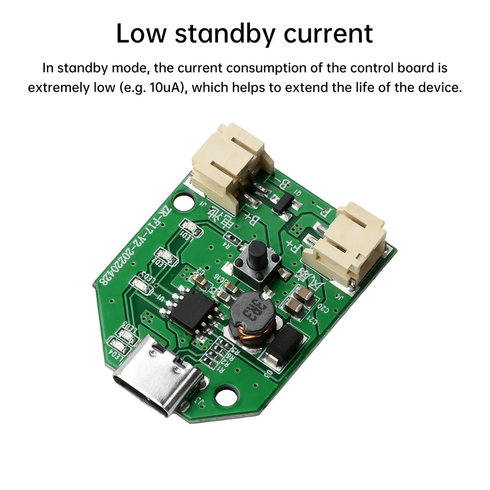 1/3/5/10PCS Type-C Fan Control Board Interface 9V Boost 3-Speed Rechargeable Circuit Board Charging Module USB