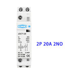 2P 16A/20A/25A  220V/230V 50/60Hz Din Rail Household AC Contactor 1NO 1NC/2NO/2NC For Smart Home