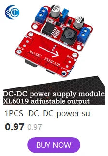 XL6009 Boost module 1.2-35V 20W Adjustable Power Supply Module for Arduino DIY