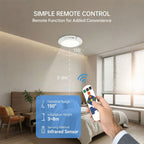 Magnetic Rechargeable Ceiling Light Motion Sensor Wireless Wall Lamp with Remote Dimmable 3000K-6000K for Closet Stairs