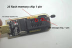 1PCS  CH341A CH341B 24 25 Series EEPROM Flash BIOS USB Programmer Module SOIC8 SOP8 Test Clip For EEPROM 93CXX / 25CXX / 24CXX