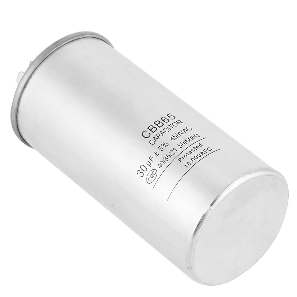 CBB65 30uF Capacitor CBB65A-1 30uF AC 450V Cylindrical Motor Capacitor