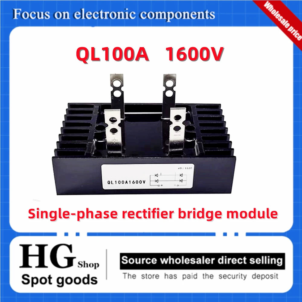 100A rectifier QL100A 1000V 1600V Single-phase bridge module SQL100A 1000V 1600V Three-phase bridge rectifier