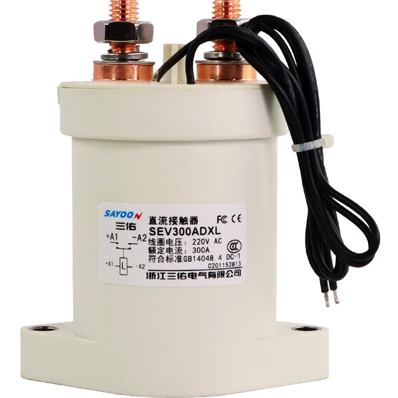 High Voltage 5-1000V 30A DC Contactor Power Relay SEV30ADXL Coil 12V 24V 36V   For Charging Piles Electric Car etc
