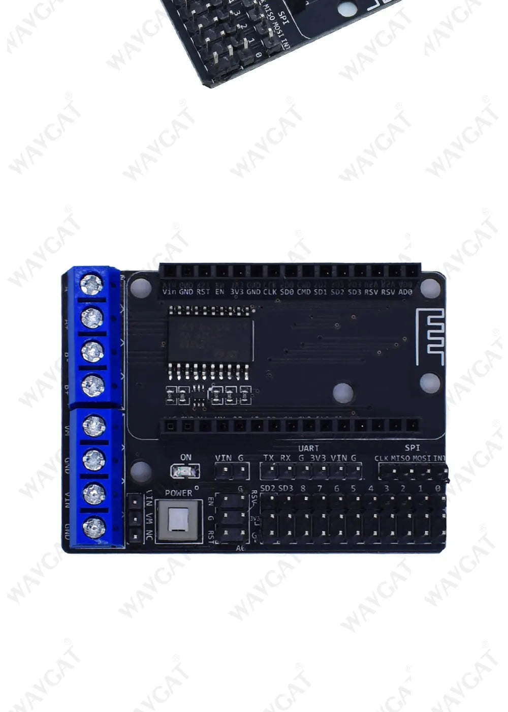 AEAK Node MCU Development Kit NodeMCU + Motor Shield Esp Wifi Esp8266 Esp-12e diy rc toy remote control Lua IoT smart car Esp12e