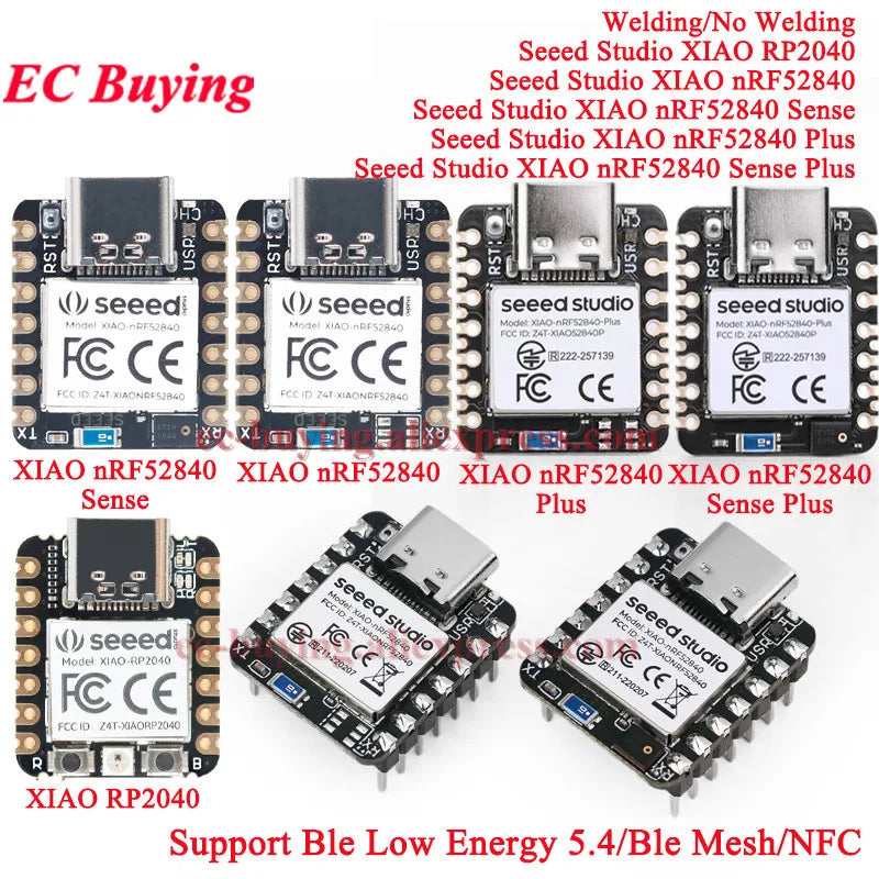 10Pcs/1pc Seeed Studio XIAO BLE NRF52840 SENSE Plus  RP2040 Bluetooth-compatible Module For Arduino Nano Microcontroller