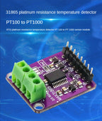 1PCS MAX31865 Temperature Sensor Module GY-MAX31865 RTD Digital Conversion Module Electronic DIY Board PT100-PT1000 for Arduino