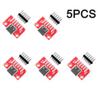 5PCS USB Type C Connector Board 3.1 Serial Basic Breakout Female  Board Red Adapter With Row Needles
