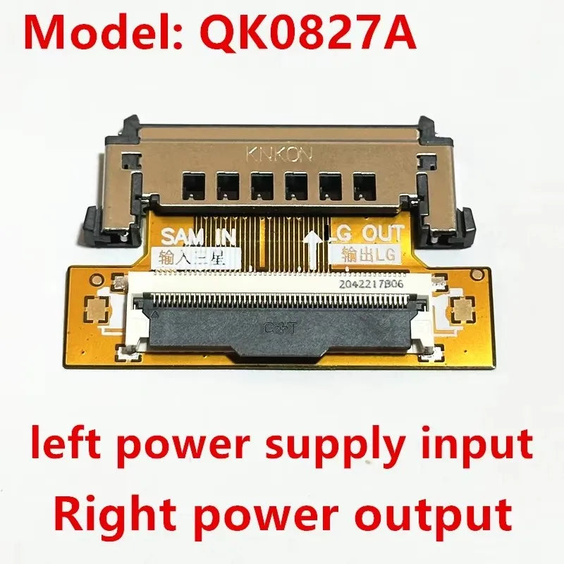 QK0827A 51P FHD FPC to LVDS LCD Signal Transfer Board Adapter LCD Line Interface Conversion Power Conversion for Samsung to LG