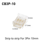 SMD Crystal Joint 2 3 4 5Pin LED Wire Connectors Solderless For 5mm 8mm 10mm Quick Terminal Block Strip Light Wire Connection