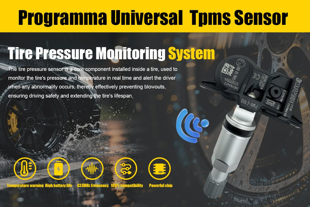 Tire Pressure Monitoring Sensor TPMS PMV-E100 For Toyota RAV4  Corolla Lexus Compatible With 42607-02090 42607-53040 42607-12020