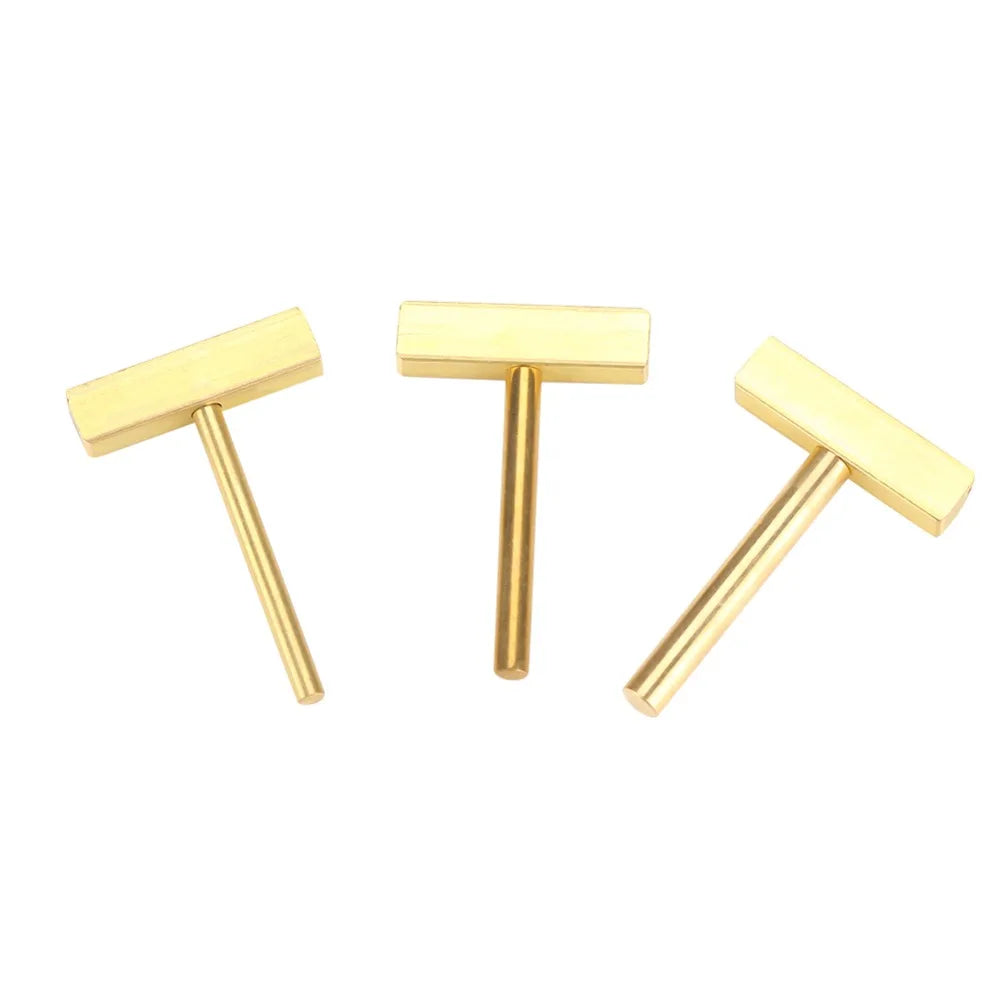 3 PCS 30W/40W/60W Power T Tip Soldering Iron Flat Tip Design For Ribbon Cable Hot Press Soldering Tip With Hot Press Stripe