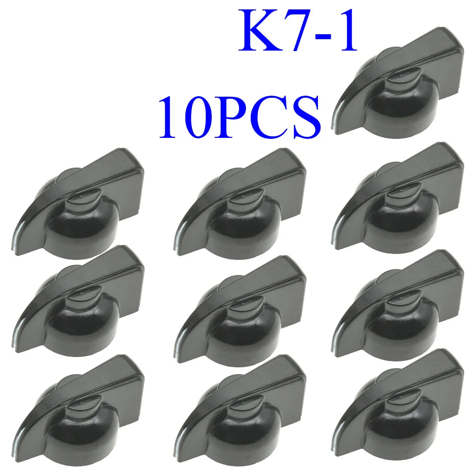  1-20PCS K7-1  K7-2 hole 6mm  Chicken beaks Band switch knob potentiometer knob Bakelite knob cap