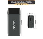 LiitoKala Lii-MP2 21700 18650 Power Bank QC3.0 Fast Charging Type-C INPUT USB Charger 20700 Mobile Power LCD Battery Charger