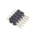 50pcs 2.54mm Straight 2x2/3/4-40p L11.5/13/15/17/19/21/25-50mm Gold Dual Row Double Insulation PCB Board Spacer Male Pin Header