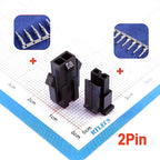 10Sets Micro-Fit 3.0 MM Receptacle Housing + Plug Shell Panel Mount Ear + Male Female Crimp Terminal 2 3 4 5 6 7 8 9 10 Circuits