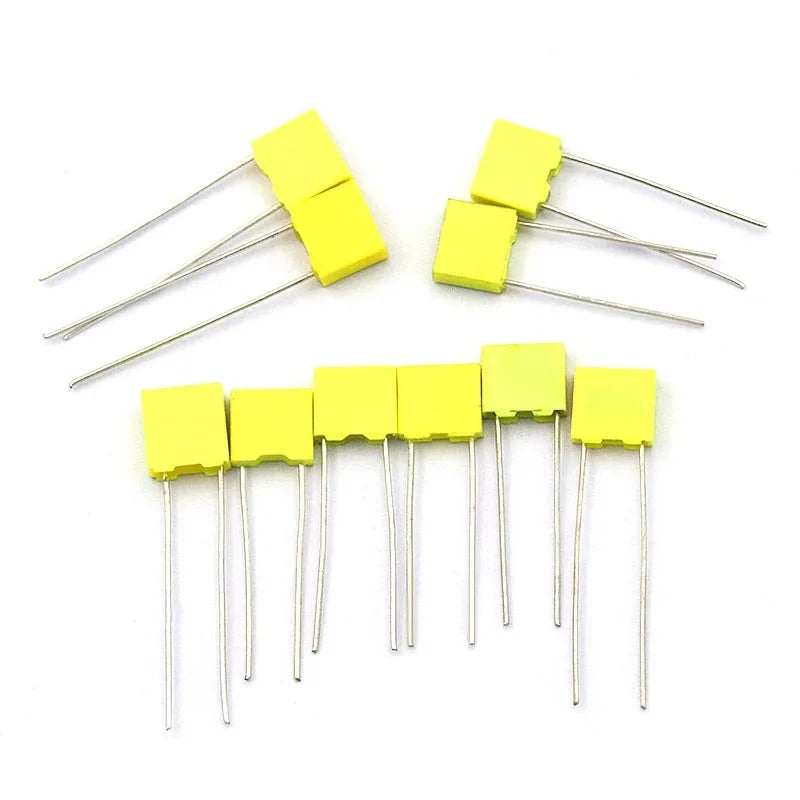 10PCS 100V Correction Capacitor Polypropylene Safety Plastic Film 100V 1nF ~ 470nF 100nf 220nf 10nf 47nf 22nf 1nf 0.47uf 0.1uf