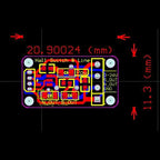 Dual output Hall sensor switch module can identify the magnet polarity count and measure the number WSH231