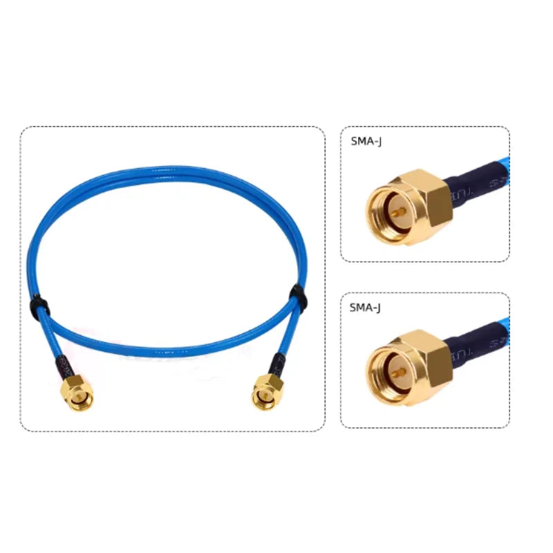 SMA high-frequency test cable SS405 wire 18GHZ ultra flexible wire SMA connector test grade SMA male