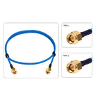 SMA high-frequency test cable SS405 wire 18GHZ ultra flexible wire SMA connector test grade SMA male