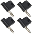 4PCS Stackable Banana Plug No Soldering Lamp Pitcher Flower Stacking Plug 16.8mm Testing Instrument Power Connection Connector