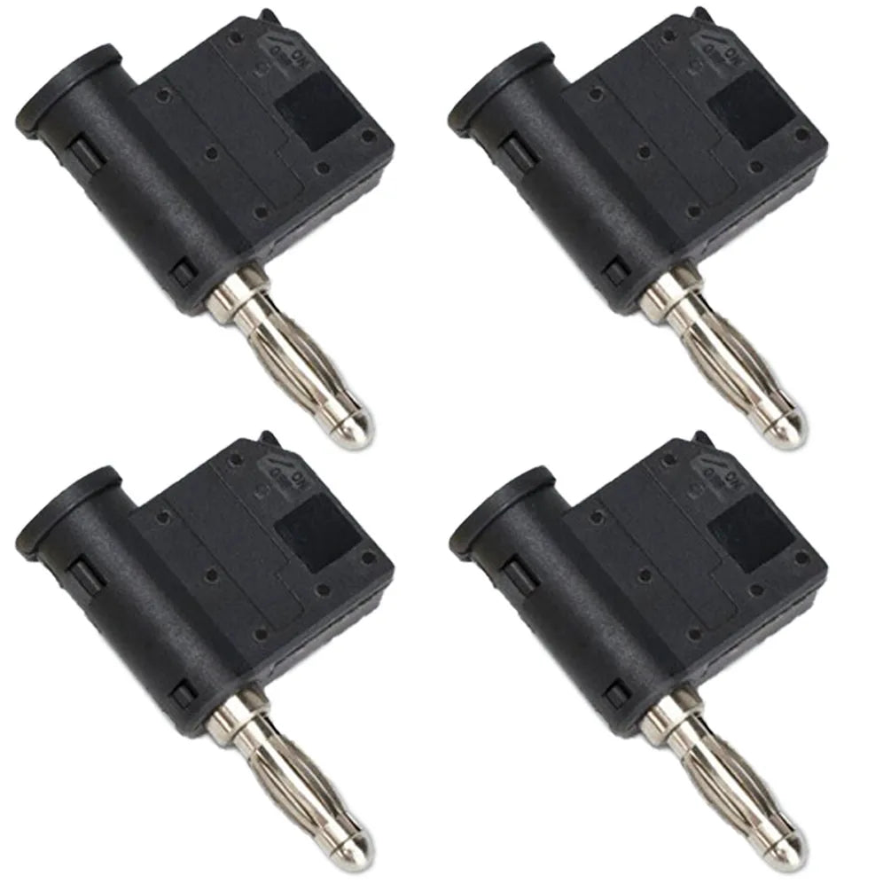 4PCS Stackable Banana Plug No Soldering Lamp Pitcher Flower Stacking Plug 16.8mm Testing Instrument Power Connection Connector