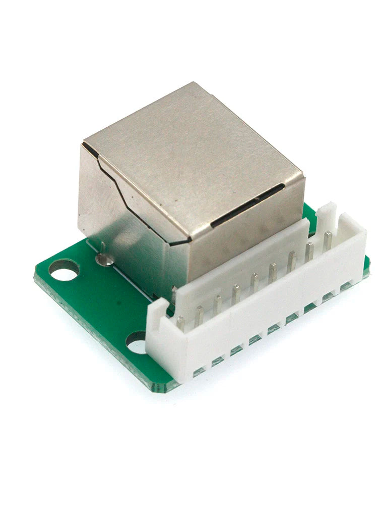 1Pcs RJ45 Adapter Board To XH2.54 Modular Ethernet Connector Adapter Network Interface + Breakout Board + Pin Header