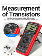Profesional Digital Multimeter AC/DC Voltage Current Test ANENG Capacitance NCV Resistance Ohm Electrical Test Meter Tools