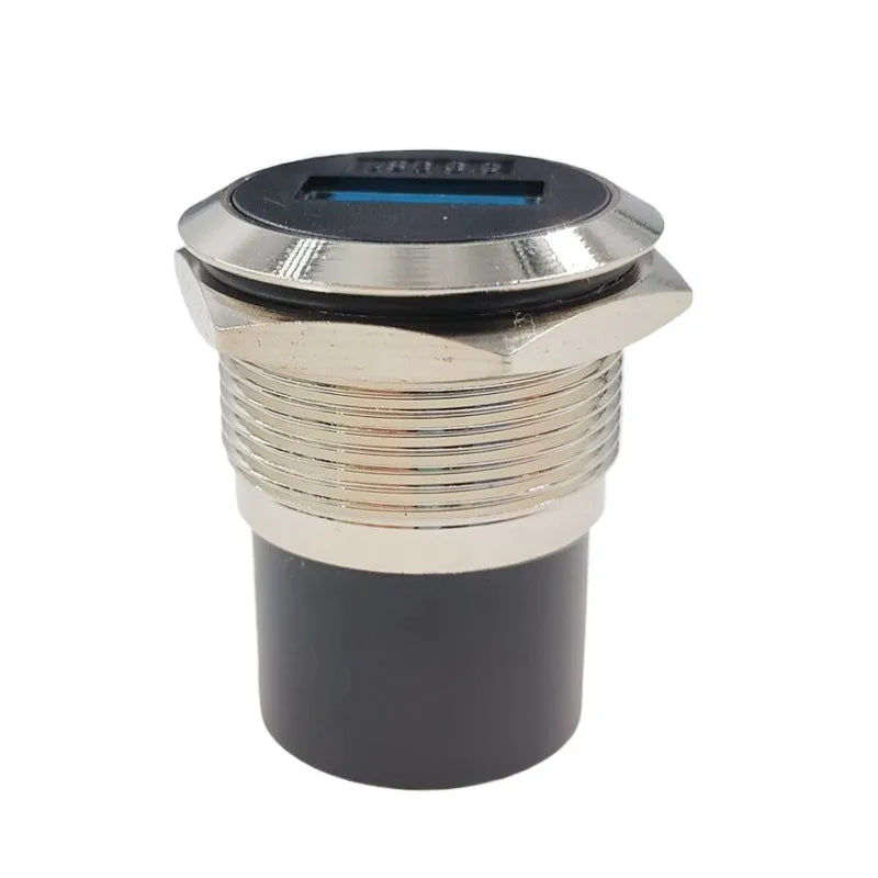 10PCS Panel Openings, 24 Metal Circular D-Shaped USB 2.0 3.0 Single Port Double Port Female Socket Waterproof Joint