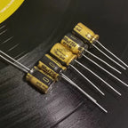 10pcs Nichicon FG Fine Gold Series Electrolytic Capacitor Hi-Fi Audio 0.33uF/1uF/2.2uF/3.3uF/4.7uF/10uF/22uF/47uF/100uF 25V/50V