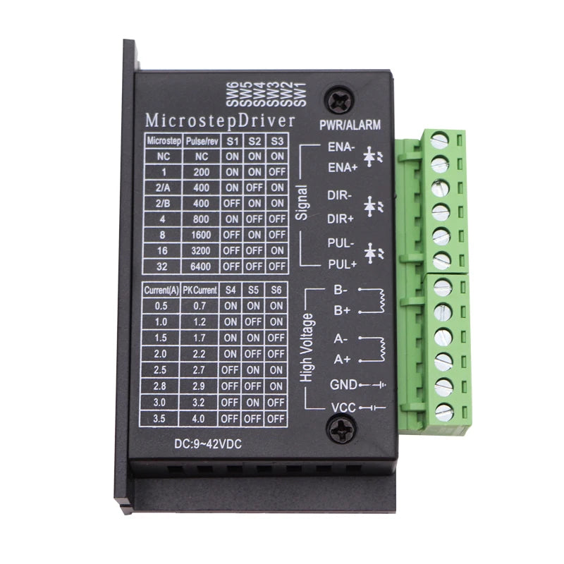 1/3/4pcs TB6600 Stepper Motor Driver Nema23 Nema 34 42/57/86 Nema17 32 segments 4.0A 42VDC for CNC Engraving Machine Wood Router