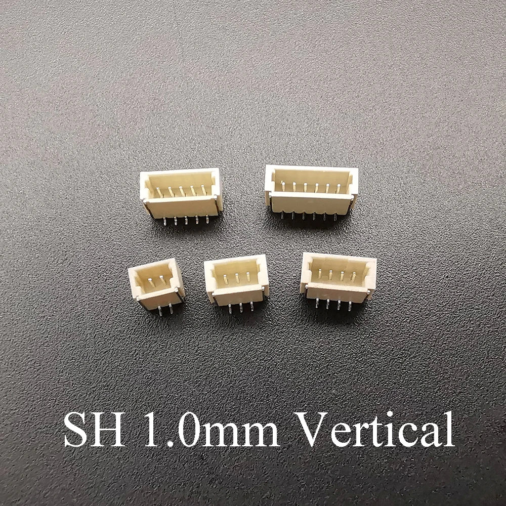 10/50Pcs SH/JST/ZH/PH/XH Pitch 1.0mm 1.25mm 1.5mm 2.0mm 2.54mm 2/3/4/5/6Pin Horizontal Vertical Male Pin Header Socket Connector