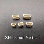 10/50Pcs SH/JST/ZH/PH/XH Pitch 1.0mm 1.25mm 1.5mm 2.0mm 2.54mm 2/3/4/5/6Pin Horizontal Vertical Male Pin Header Socket Connector