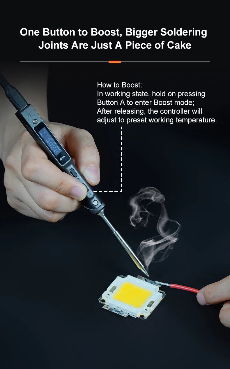 Original TS101 Soldering Iron Smart Adjustable Portable Mini Type-C USB Electric Temperature Digital Solder Iron Station PD3.0