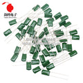 50pcs Polyester film capacitor 100V 1nF 1.5nF 2.2nF 100nF 2A471J 2A102J 2A152J 2A222J 2A392J 2A332J 2A472J 2A103J 2A473J 2A104J