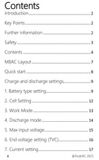 ToolkitRC M8AC Smart Lipo Battery Charger Discharger AC 200W DC 600W 20A for 1-8S LiHV Lipo Battery PD 65W FPV Model Parts Car