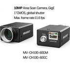 Hikrobot 10MP Global Shutter Industrial Camera, MV-CH100-60GM/MV-CH100-60GC GigE for Precision Inspection