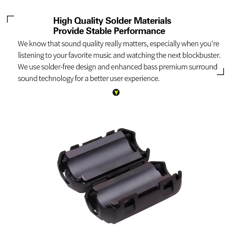 1Pcs/4Pcs Ring Core Ferrite Bead Clamp Choke Coil EMI RFI Noise Filter Clip Snap for 7/9/13mm  Cable Connector Filters Holder