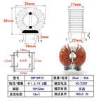 1PCS New Energy High-Power Common-Mode Inductor 47uH 100uH 30A High-Current Magnetic Ring Plug-In Filter Inductor Coil