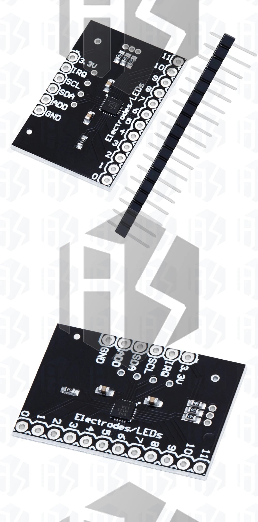 MPR121 Breakout V12 Capacitive Touch Sensor Controller Module I2C keyboard Development Board For Arduino
