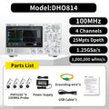 RIGOL DHO802/DHO804/DHO812/DHO814 Oscilloscopes | 70/100MHz, 2/4CH, 25Mpts Deep Memory, HDMI Output,  CAN/I2C/SPI/UART Decode