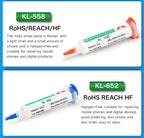 Flux 100% Original KELLYSHUN PCB Soldering Flux 10ml Needle Tube Welding Flux No-Clean Soldering Paste NC 559 558 652 Solder