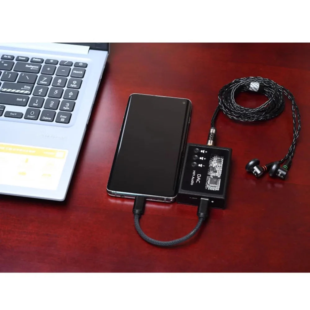 Headphone Decoding Amplifier ES9018K2M DAC DSD128 PCM32BIT 384KHz Lossless Decoding Headphone Amplifier MAX97220 Chip