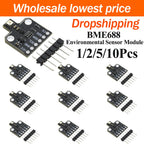 1~10Pcs BME688 Environmental Sensor Module Temperature Humidity Barometric Pressure Gas Sensor AI Function I2C  IoT DIY Project