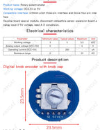 WAVGAT Rotary Encoder Module for Arduino Brick Sensor Development Round Audio Rotating Potentiometer Knob Cap EC11