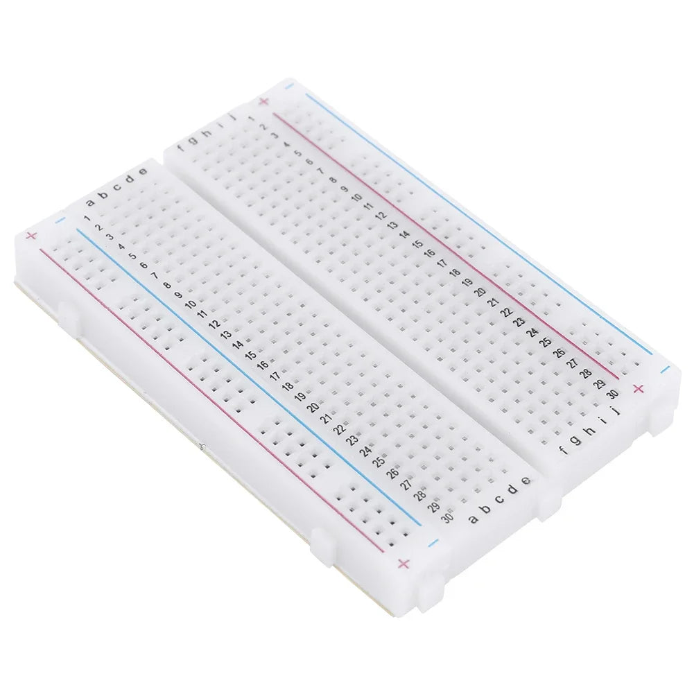 1-20pcs 400 Tie Points Solderless PCB Breadboard Spliceable Mini Universal Test Protoboard for Experiment Test Robot