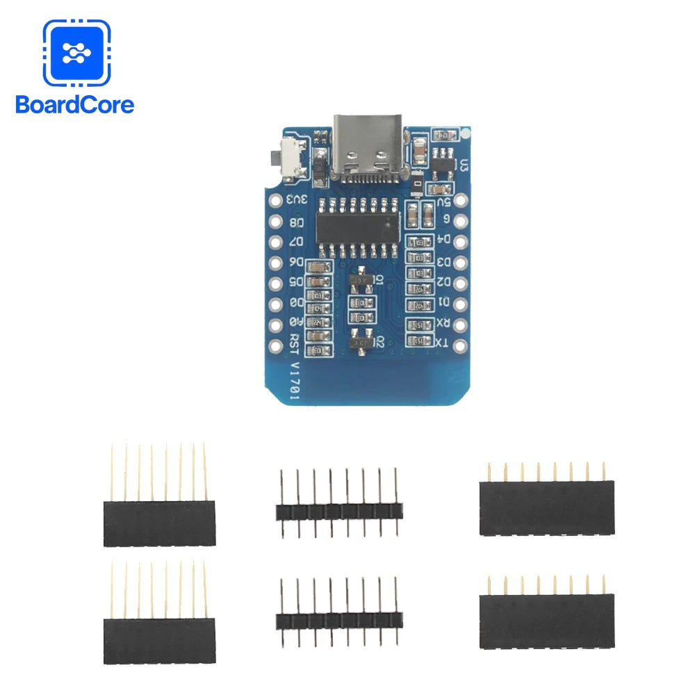 1Set WeMos D1 Mini V4.0 NodeMcu 4MB LOLIN WIFI Internet of Things Development Board Based ESP8266 CH340G Nodemcu V2 for Arduino