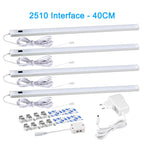 LED Light Under Cabinet Lights For Kitchen Hand Sweep Switch PIR Motion Sensor Closet Wardrobe Lamp 30/40/50cm Led Night Light